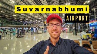 Suvarnabhumi Airport Tour In 4K (Bangkok, Thailand 2024)