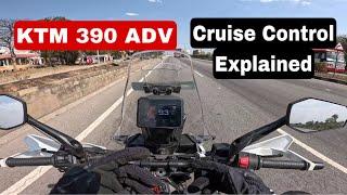 CRUISE CONTROL - KTM 390 ADV