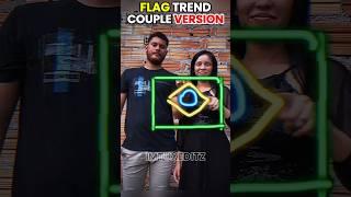 Flag trend couple version️ #shorts #edit #trollface