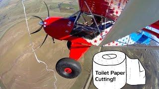 Toilet Paper Cutting with an Airplane