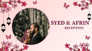 AFRIN AND SYED  MUSLIM CANDID VIDEO AJUKAWEDDINGART