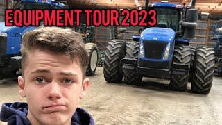 2023 Farm Equipment Tour - 17 year old farmer - Chill Farmer Woody