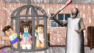 A VOVÓ PRENDEU OS BEBÊS!! Roblox GRANNY ESCAPE