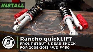 Ford F-150 Install: Rancho Loaded quickLIFT RS9000XL Strut Leveling Kit with Rear Shocks