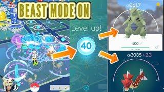 Overloading at Level 40 in Pokemon Go