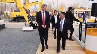 Bauma 2019: Chairman of Cummins Inc. visits LiuGong & Dressta stand