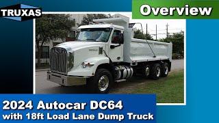 Overview: 2024 Autocar DC64 with 18ft Load Lane Dump Truck