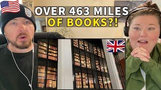 Americans React to The British Library in London - This is Incredible!