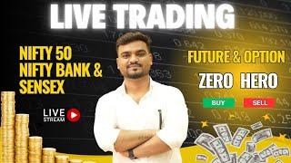 LIVE Trading 20 JUNE NIFTY  BANKNIFTY SENSEX  Options , Nifty Prediction Live