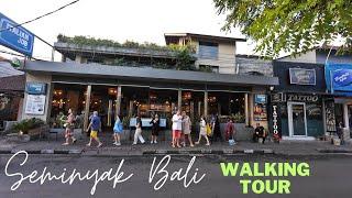 Kayu Aya Street Seminyak Main Street | Walking Tour Bali Indonesia Today 2024 Situation