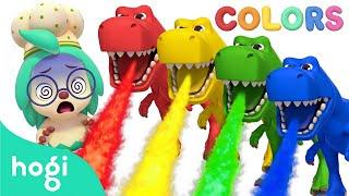  Learn Colors with Dinosaur Cooking  | Colors for Kids｜Hogi Colors｜Hogi Pinkfong