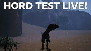 Horde test LIVE! | New Night Vision | Map Changes & More! | The Isle Evrima