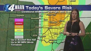 Risk for severe weather on Friday