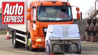 Incredible auto-braking truck - it's a life saver!