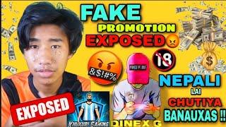 Bshow magar Exposed ||Khukuri gaming and Dinex g exposed || Fake promotion ||Scammer of the years