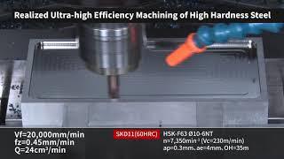 High Feed Radius End Mill for Hardened Steel EHHRE-TH3[English Subtitles]