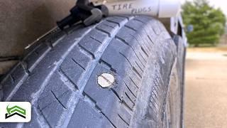 Never Fear Flat Tires Again: Easy Tire Repair for Screw/Nail Punctures