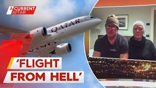 Couple forced to sit next to corpse during international flight | A Current Affair