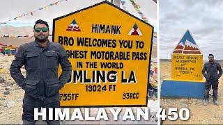 Umling La on My Himalayan 450 | Gopro ne dhoka  de diya aaj to |