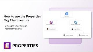 Property Group Visualization - How to set up the new OrgChart Feature