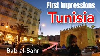 First Impressions of Tunis the Capital of Tunisia   Medina by Night