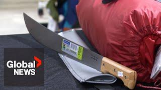 BC calls on Canadian government to restrict machete sales in bid to curb street crime