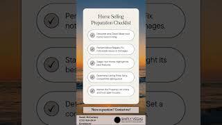 Checklist to prepare your home for sale! #buyer #listed #home #vegaslifestyle #loveitorlistit