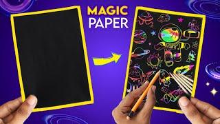 Homemade magic paper , how to make magic scratch card , magic paper toy , Amazing paper toy