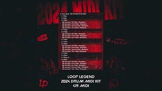 Loop Legend - 2024 Drum Midi Kit (415 Midi)