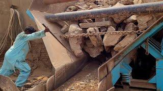 Huge Rocks Crushing | Super Satisfying Stone Crushing Process | Jaw Crusher in Action