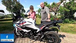 Erste lange Tour von Tanja mit ihrer neuen BMW S1000XR zur gewellten Straße & der Löwenstein Platte