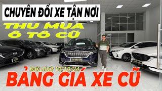 Bảng giá xe cũ mới nhất ngày 10/10/24 - Thái Học Auto Sài Gòn chuyên thu mua ô tô 5-7 cũ tận nơi