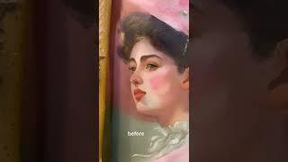 before,after painting #oilpainting #portrait #classicart#art #artworks #artshorts