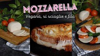 MOZZARELLA VEGANA | consistenza identica all'originale | SI SCIOGLIE REALMENTE E FILA 