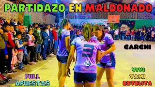 PARTIDAZO DE ECUAVOLEY EN MALDONADO (CARCHI)|LAS VIVIS vs SEL. DE TALLAMBÍ|‼️FULL ACCIÓN‼️