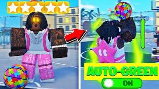 I Cheated with AUTO GREEN in Roblox BASKETBALL!