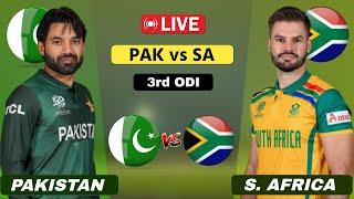 Pakistan vs South Africa Live - 3rd ODI | PAK vs SA Live | Scores & Commentary #cricketlive