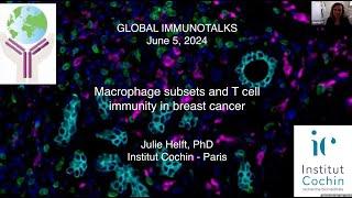 "Macrophage subsets and T cell immunity in Breast Cancer" by Dr. Julie Helft