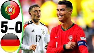 Portugal vs Germany 5-0 - All Goals and Highlights - 2024  RONALDO