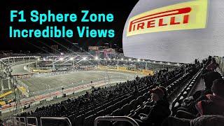 Las Vegas GP Sphere Zone Grandstand Views: SG1 - SG8 All Stands & Sections