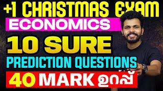 Plus One Economics | Prediction Sure Questions | 40 mark ഉറപ്പ് | Eduport