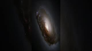 The Black Eye Galaxy: Cosmic Wonders Unveiled! #astronomy  #blackeyegalaxy #m64 #galaxy #ind #short