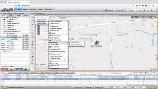 GPS padlock control at web tracking software