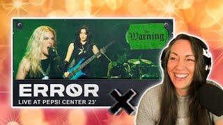 Are we in the Matrix?! | The Warning - Error (Live from Pepsi Center CDMX) Reaction