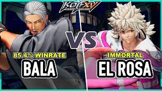 KOF XV  Bala (Robert/Dinosaur/Ángel) vs El Rosa (Meitenkun/Shingo/Shermie)