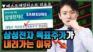 애널리스트들이 삼성전자 목표주가를 내리기 시작했다! 이 타이밍에 삼성전자를 사도 괜찮은걸까?