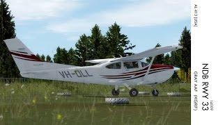 A2A Cessna 182 Skylane - quick startup & NDB approach