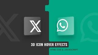 Create Stunning 3D Tilt Hover Effects with JavaScript, HTML & CSS