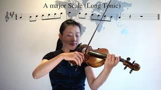 A major Scale Practice Version (ABRSM Violin Grade 1 Scale & Arpeggios)