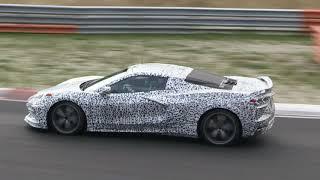 Mid-engined Chevrolet Corvette C8 pushed hard at the Nurburgring